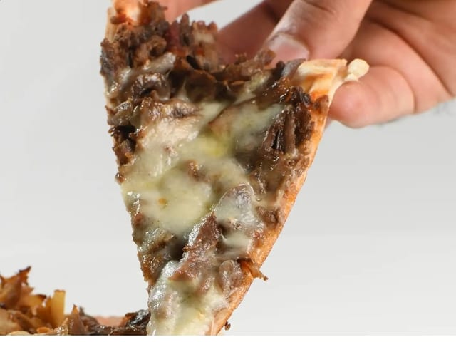 Steak Pizza.