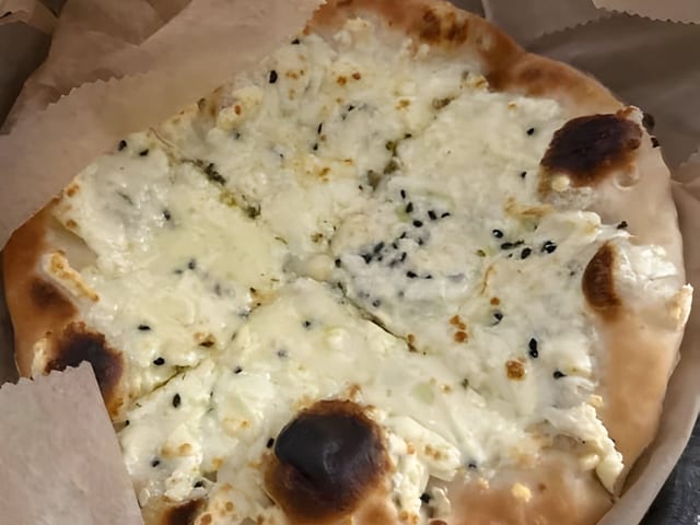White Cheese -Flat Bread.