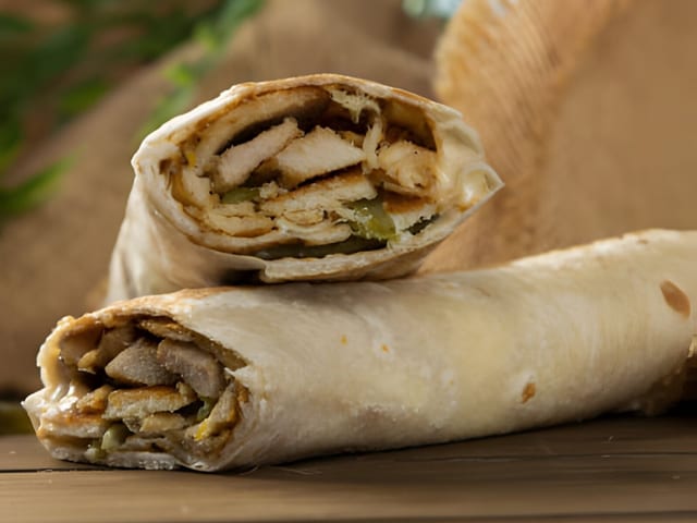 Chicken Shawarma Wrap.