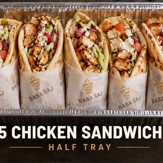 5 Chicken Sandwich Half Tray