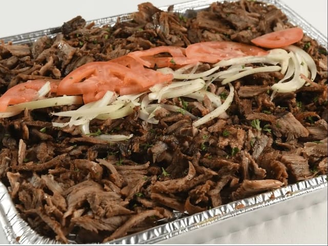 Steak Shawarma Half Tray.