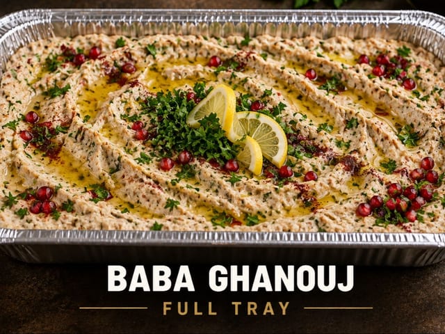 Baba Ghanouj Full Tray.