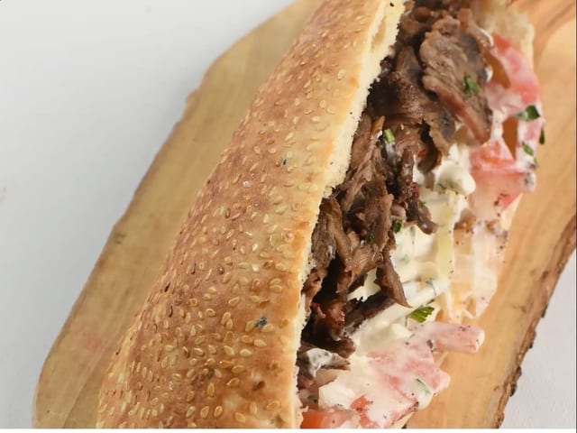 Sesame Steak Sandwich.
