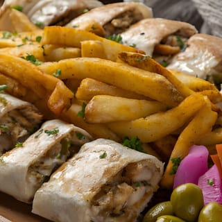Mix Shawarma Meal - O