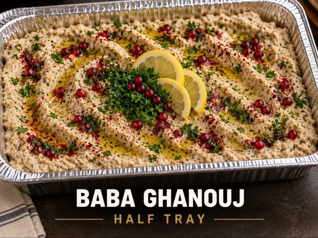Baba Ghanouj Half Tray.