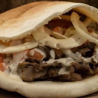 Steak Shawarma Pita Sandwich - O