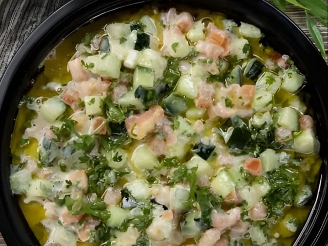 Small Tabooleh Salad.