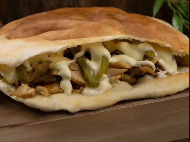 Chicken Shawarma Pita.